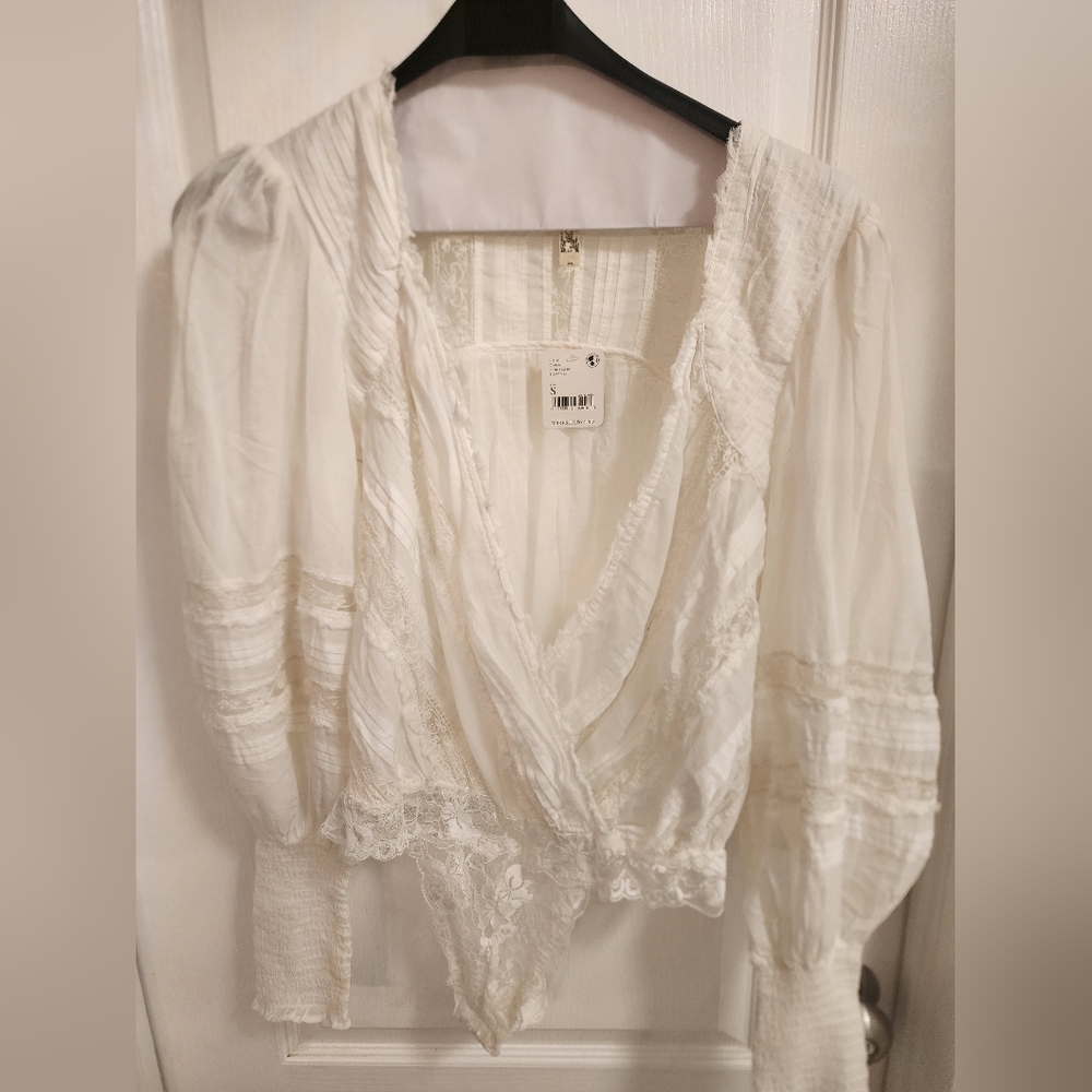 Free People while body suit sz S